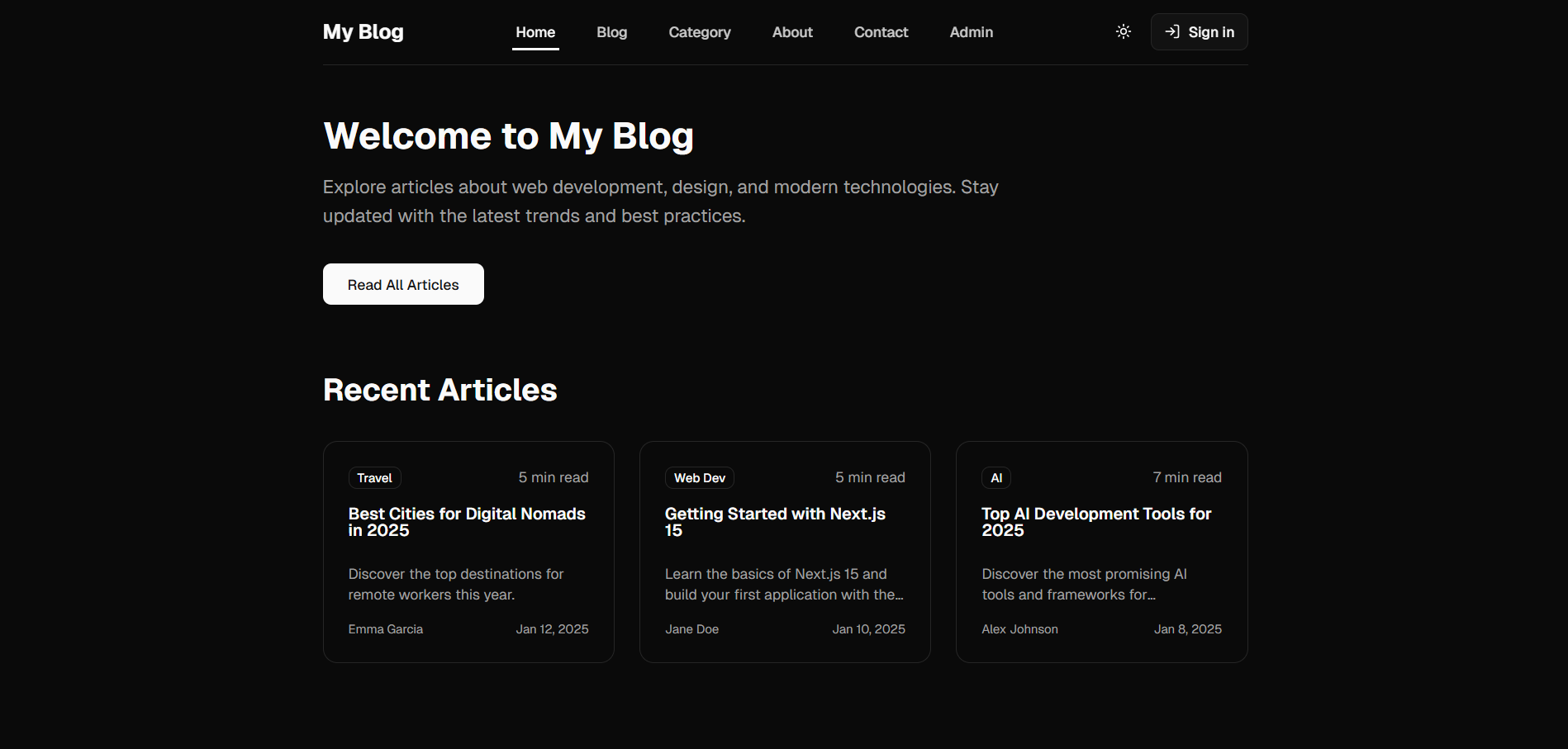 Blog Template A01