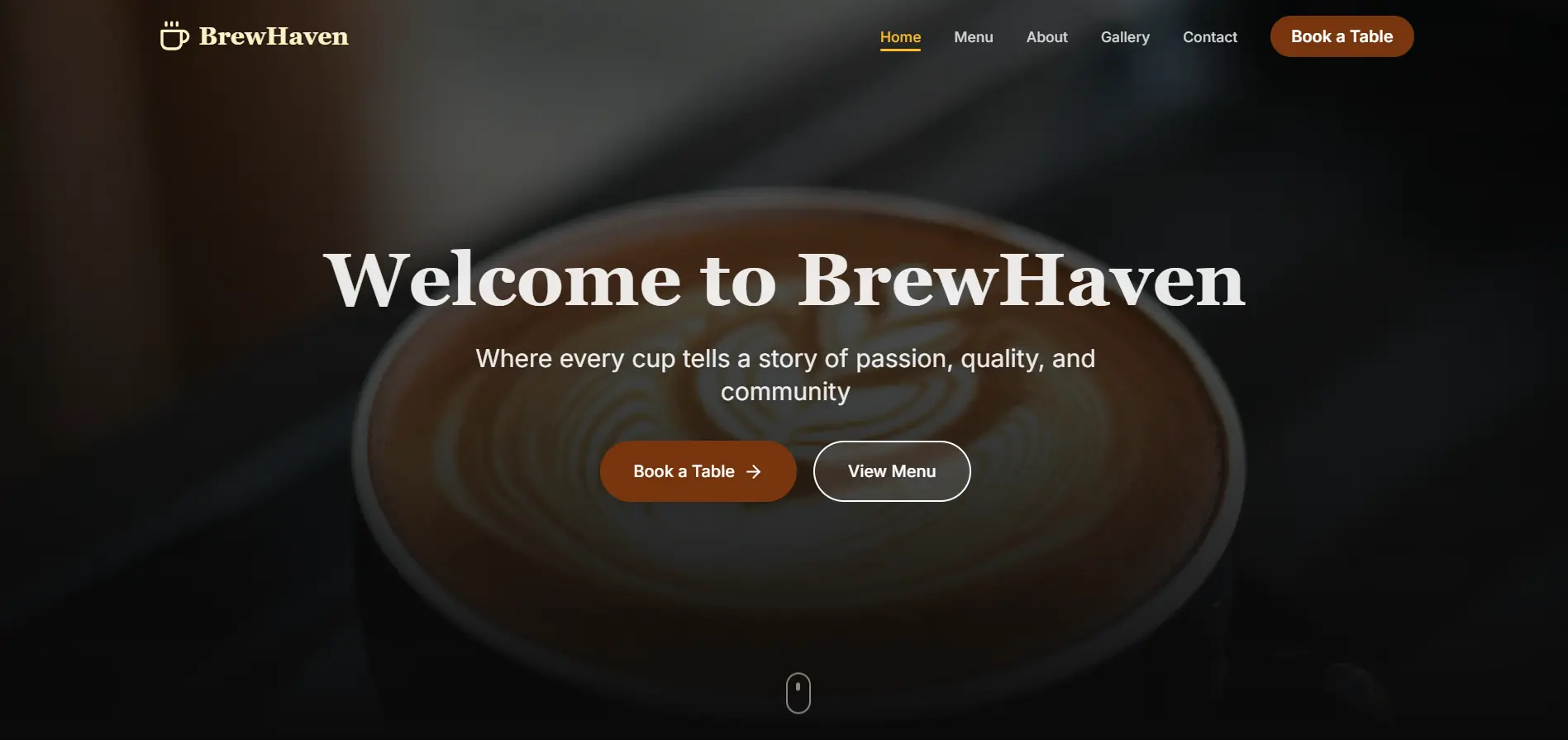 Coffeeshop Template A01