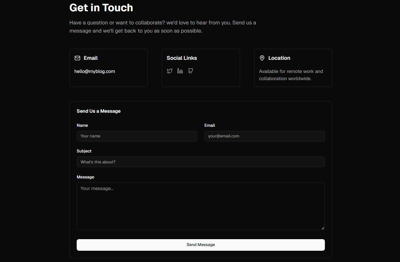 Contact Component 01